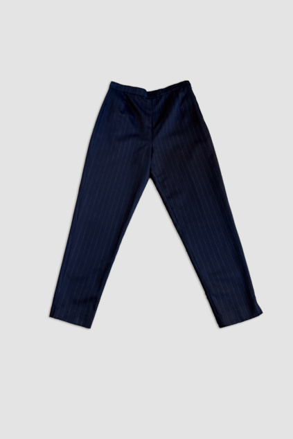 Modré Vlněné Kalhoty