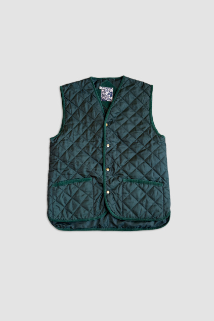 Zelená Prošívaná Vesta