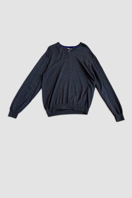 Šedý Vlněný Svetr