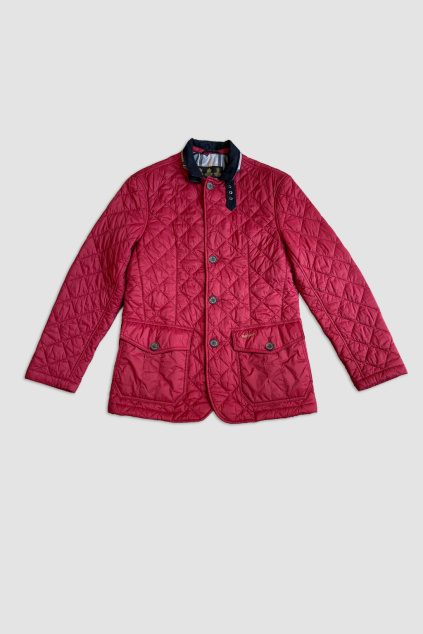 Červená Prošívaná Bunda Barbour