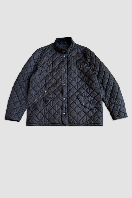 Černá Prošívaná Bunda Barbour