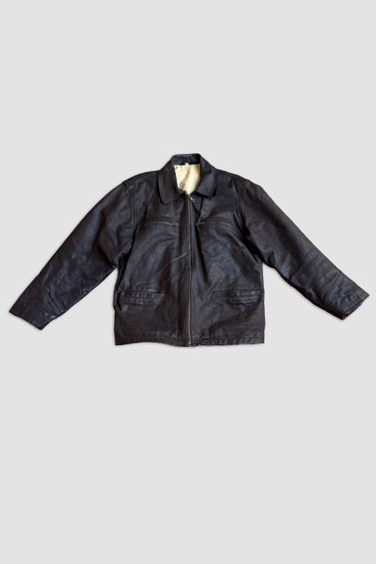 Hnědá Kožená Bunda