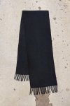 Černá Vlněná Šála