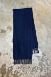 Tmavě Modrá Vlněná Šála