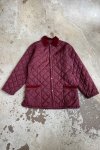 Vínová Prošívaná Bunda