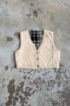 Béžová Prošívaná Vesta