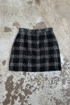 Károvaná Vlněná Sukně