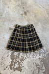 Vlněná Károvaná Sukně