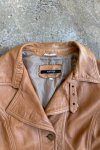 Hnědá Kožená Bunda
