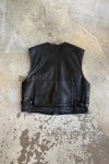 Černá Kožená Vesta