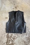 Černá Kožená Vesta