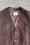 Hnědá Kožená Vesta