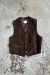 Hnědá Kožená Vesta