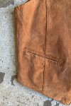 Hnědá Kožená Vesta