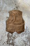 Hnědá Kožená Vesta