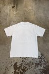 Bílé Single Stitch Tričko