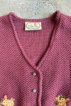 Růžová Vlněná Vesta