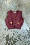 Růžová Vlněná Vesta