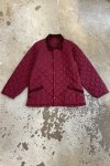 Vínová Prošívaná Bunda