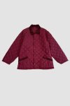 Vínová Prošívaná Bunda