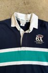 Tmavě Modré Rugby Tričko