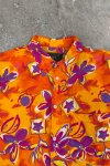 Oranžová Vzorovaná Košile