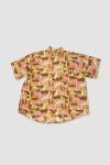 Oranžová Vzorovaná Košile