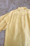 Žlutá Hedvábná Košile