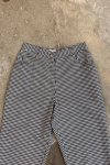 Černobílé Kárované Kalhoty