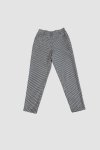 Černobílé Kárované Kalhoty