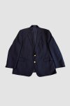 Tmavě Modré Vlněné Sako DAKS