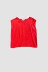 235289 oranzovy hedvabny top