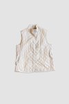Béžová Prošívaná Vesta