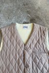 Béžová Prošívaná Vesta