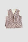 Béžová Prošívaná Vesta