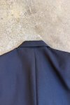 Tmavě Modré Vlněné Sako