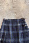 Modrá Károvaná Sukně
