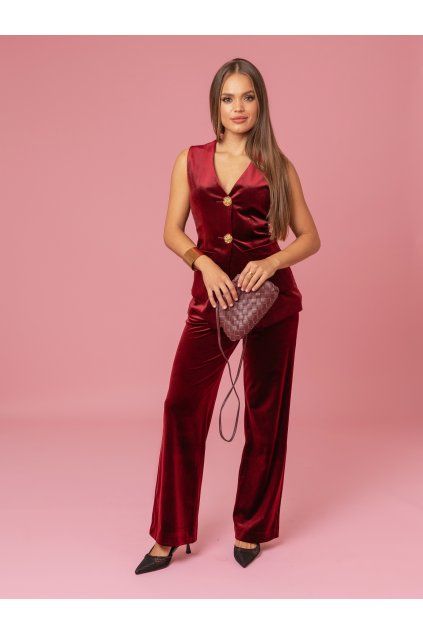 Kostým Velluto - vínový