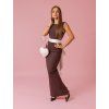 Šaty Miravelle - čokoládové