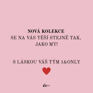 “Je to tady. Nová kolekce je online.♥️ Tvořily jsme ji s vizí. S vášní. A s představou ženy, která ví, co chce. Děkujeme,...