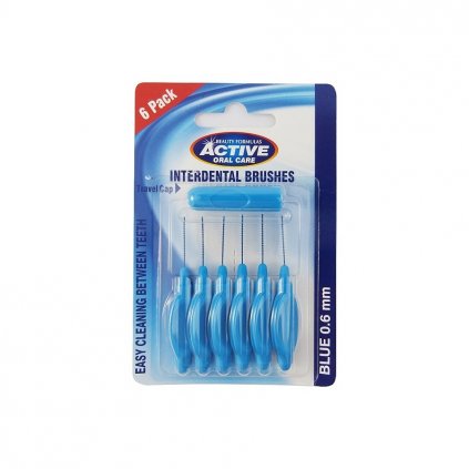 Mezizubní zubní kartáčky 0,6mm, 6ks
