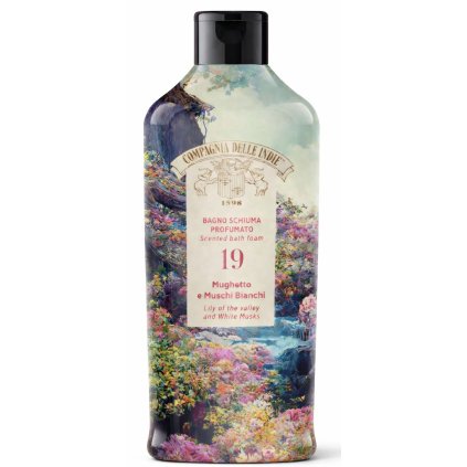 Parfémová pěna do koupele Konvalinka a Bílé pižmo Compagnia delle Indie