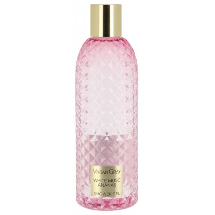 Sprchový gel Vivian Gray Bílé pižmo a Ananas GEMSTONE PINK, 300ml