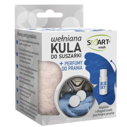 VLNĚNÉ KOULE DO SUŠIČKY + PARFÉM NA PRÁDLO MODRÁ OBLOHA