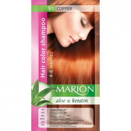 Tónovací šampon 91 MĚĎ  MARION