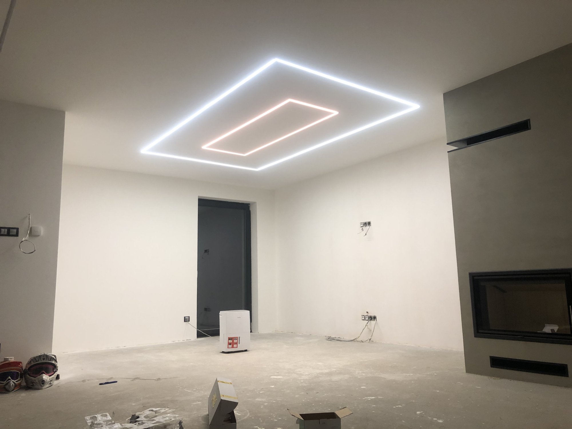 Liniové LED osvětlení v RD