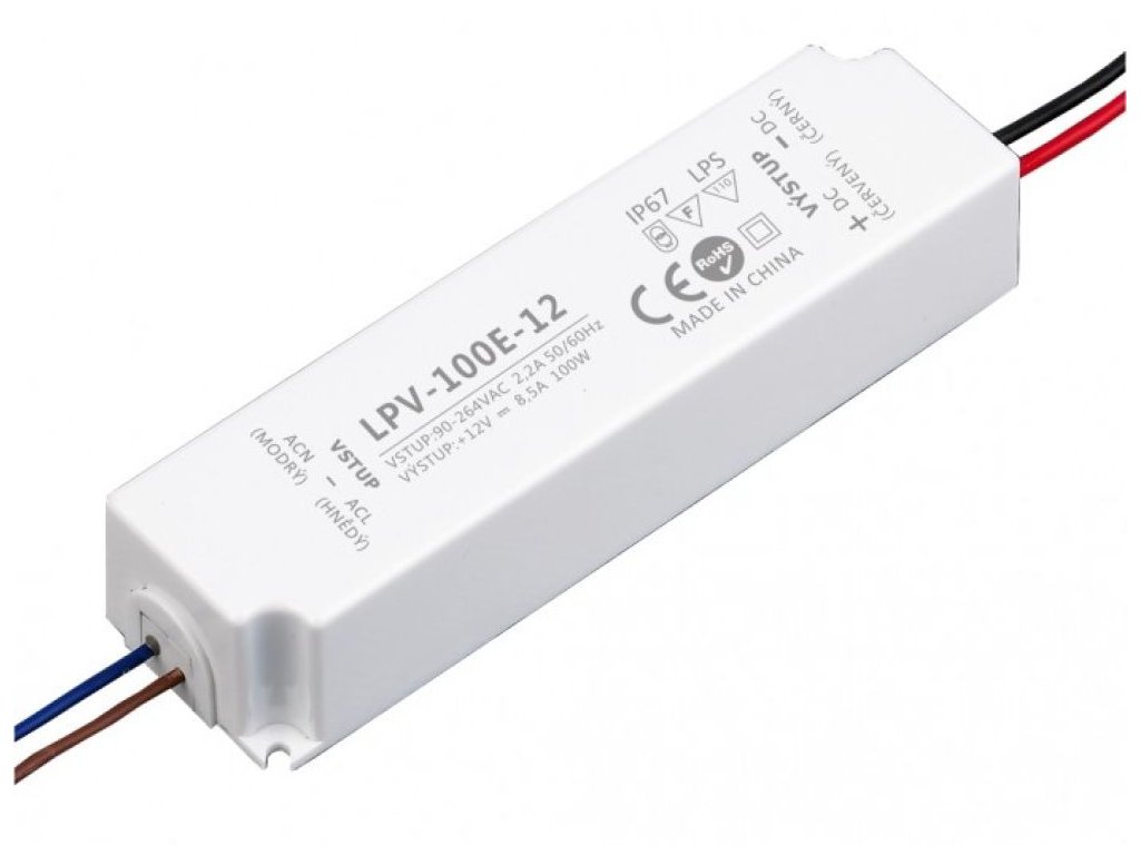 LED zdroj (trafo) 12V 30W IP67