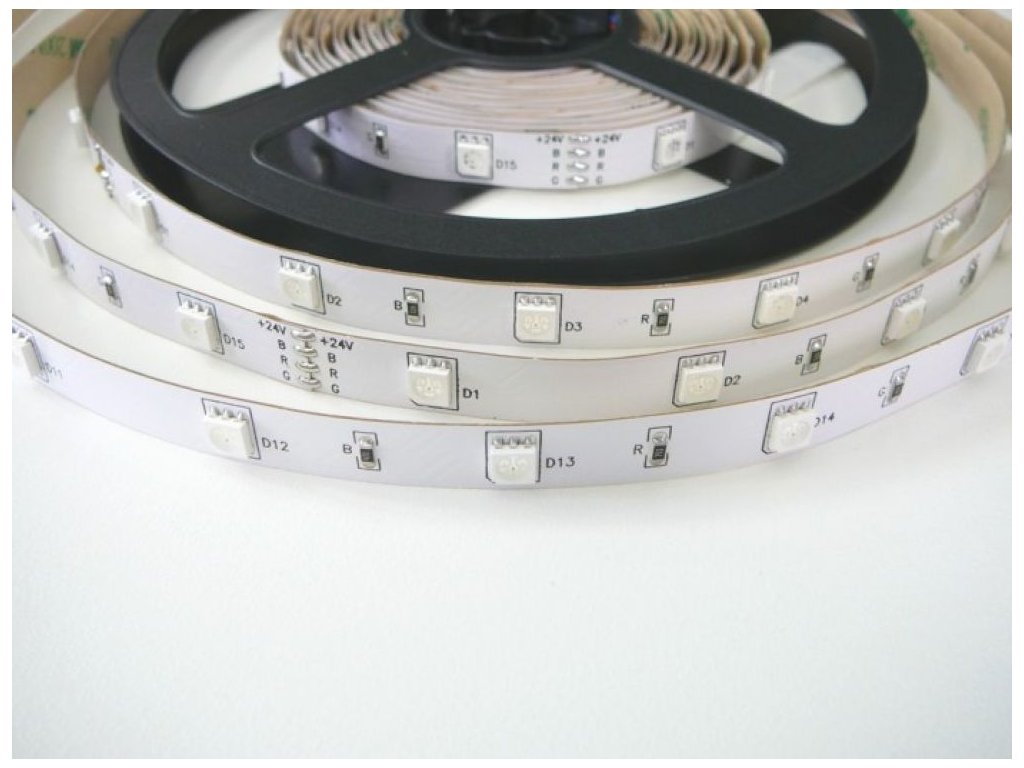 RGB LED pásek 24V/7,2W, vnitřní, 1 metr