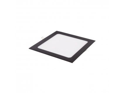 LED panel 12W čtverec černý, interiérové osvětlení
