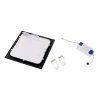 LED panel 12W čtverec černý, interiérové osvětlení